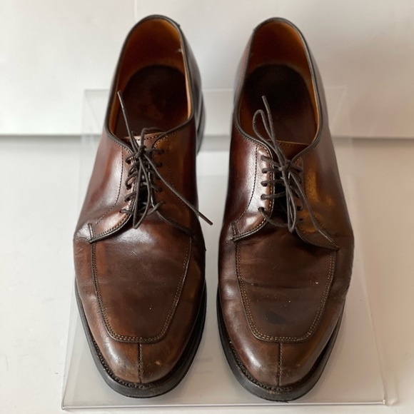 Allen Edmonds Men\'s Leather Oxford Delray Blucher Derby Lace Up Dress Shoe Sz 9A main image 11